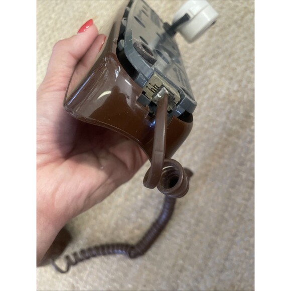 Vintage Western Electric Trimline Touch Tone  Telephone Brown Landline Phone - Picture 11 of 11
